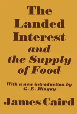 landed interest and the supply of food imagen de la portada del libro