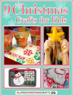 9 christmas crafts for kids imagen de la portada del libro