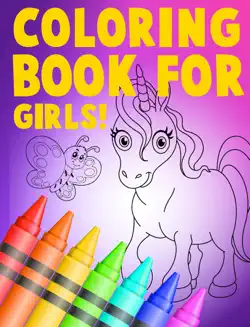 coloring book for girls book cover image