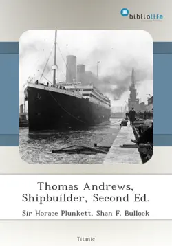 thomas andrews, shipbuilder, second ed. book cover image