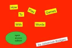 how to play games with words: open access edition book cover image