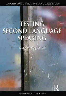 testing second language speaking book cover image