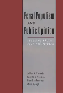penal populism and public opinion book cover image