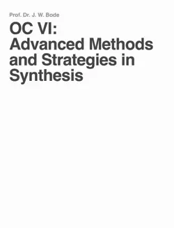 oc vi: advanced methods and strategies in synthesis book cover image
