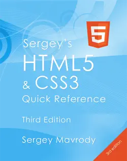 sergey's html5 & css3 quick reference book cover image