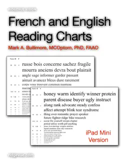 french and english reading charts for the ipad mini book cover image