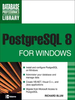 postgresql 8 for windows book cover image