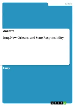 iraq, new orleans, and state responsibility imagen de la portada del libro