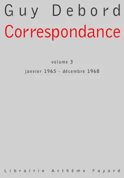 correspondance, volume 3 book cover image