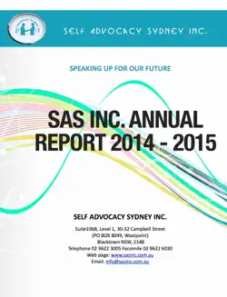 sas inc. annual report 2014 - 2015 book cover image