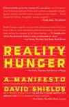 Reality Hunger synopsis, comments
