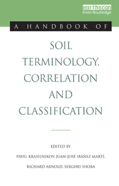 a handbook of soil terminology, correlation and classification book cover image