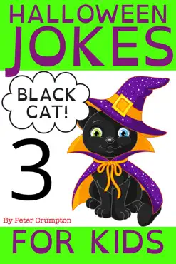 black cat halloween jokes for kids imagen de la portada del libro