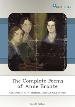 the complete poems of anne brontë imagen de la portada del libro