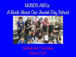 mjgds abcs: a book about our jewish day school book cover image