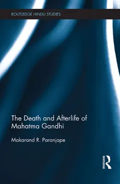 the death and afterlife of mahatma gandhi book cover image