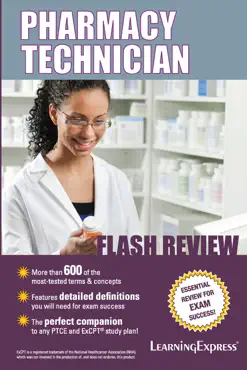 pharmacy technician flash review book cover image