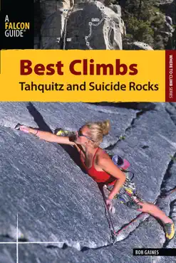 best climbs tahquitz and suicide rocks book cover image
