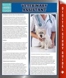 veterinary assistant speedy study guides book cover image