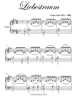 liebestraum elementary piano sheet music imagen de la portada del libro