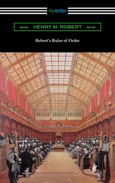 robert's rules of order (revised for deliberative assemblies) book cover image