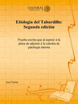 etiologia del tabardillo book cover image
