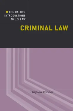 criminal law book cover image