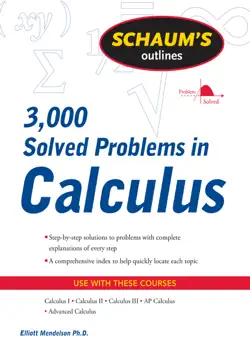 schaum's 3,000 solved problems in calculus book cover image