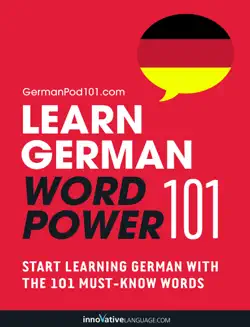 learn german - word power 101 book cover image