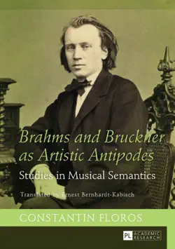 brahms and bruckner as artistic antipodes book cover image