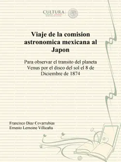 viaje de la comision astronomica mexicana al japon imagen de la portada del libro