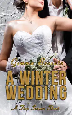 a winter wedding book cover image