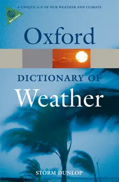 a dictionary of weather book cover image
