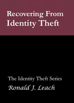 recovering from identity theft imagen de la portada del libro