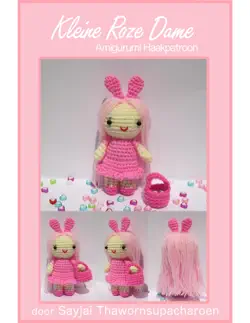 kleine roze dame amigurumi haakpatroon book cover image