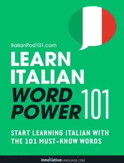 learn italian - word power 101 book cover image