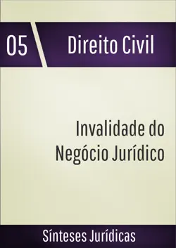 invalidade do negócio jurídico book cover image