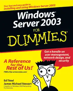 windows server 2003 for dummies book cover image