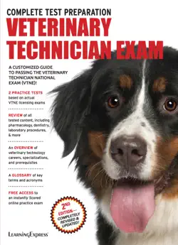 veterinary technician exam book cover image