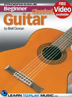 classical guitar lessons for beginners book cover image