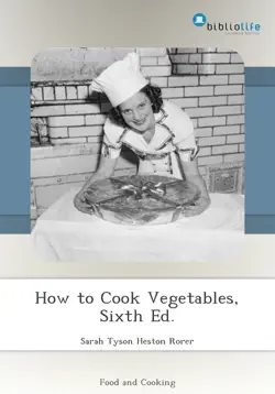 how to cook vegetables, sixth ed. book cover image