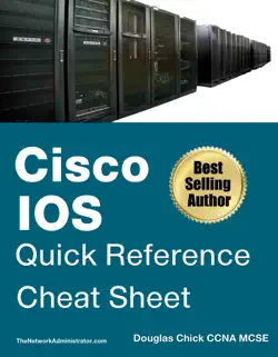 cisco ios quick reference cheat sheet book cover image