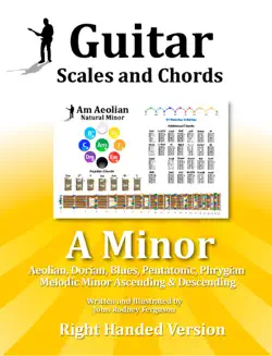 guitar scales and chords - a minor book cover image