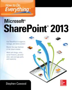 how to do everything microsoft sharepoint 2013 book cover image