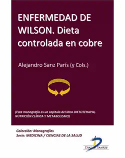 enfermedad de wilson. dieta controlada en cobre imagen de la portada del libro