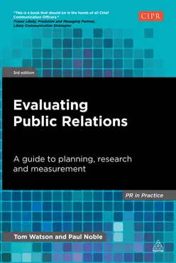 evaluating public relations book cover image