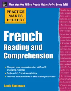 practice makes perfect. french reading and comprehension book cover image