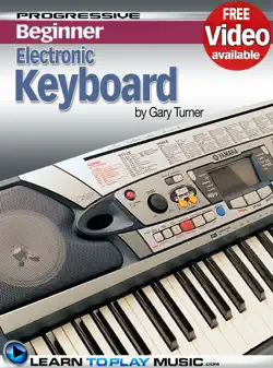 electronic keyboard lessons for beginners book cover image