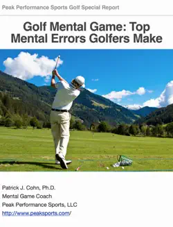 golf mental game: top mental errors golfers make book cover image