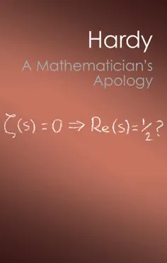 a mathematician's apology book cover image